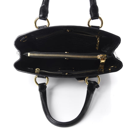 Prada Vitello Shine Tote Black 5 of 10