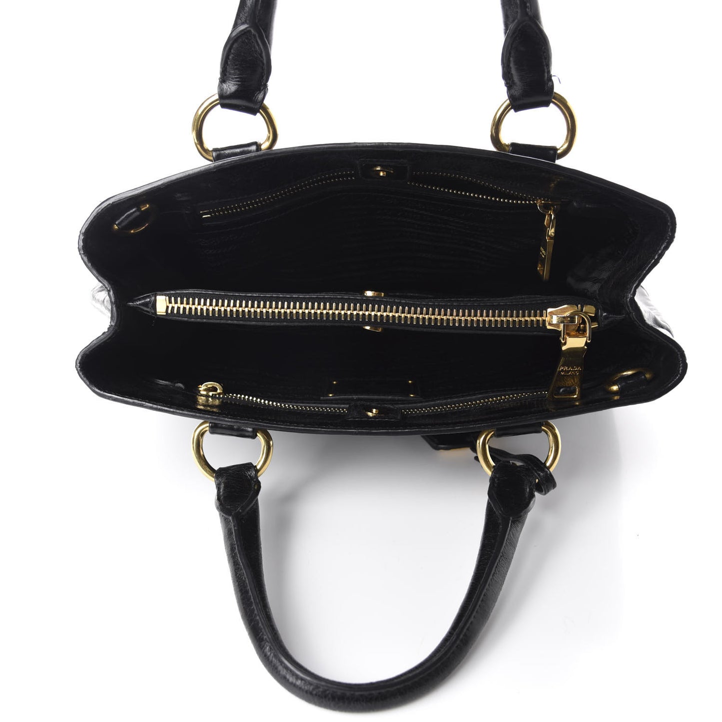 Vitello Shine Tote Black