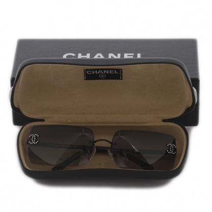 Chanel Crystal CC Logo Sunglasses 4104-B 9 of 9