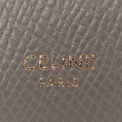 Celine Grained Calfskin Medium Multifunction Strap Wallet Pebble 7 of 11
