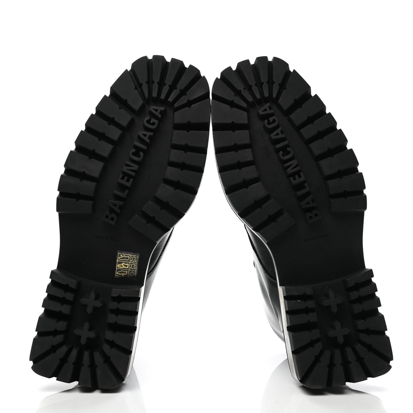 Calfskin Outdoor Rim Combat Boots 39 Black