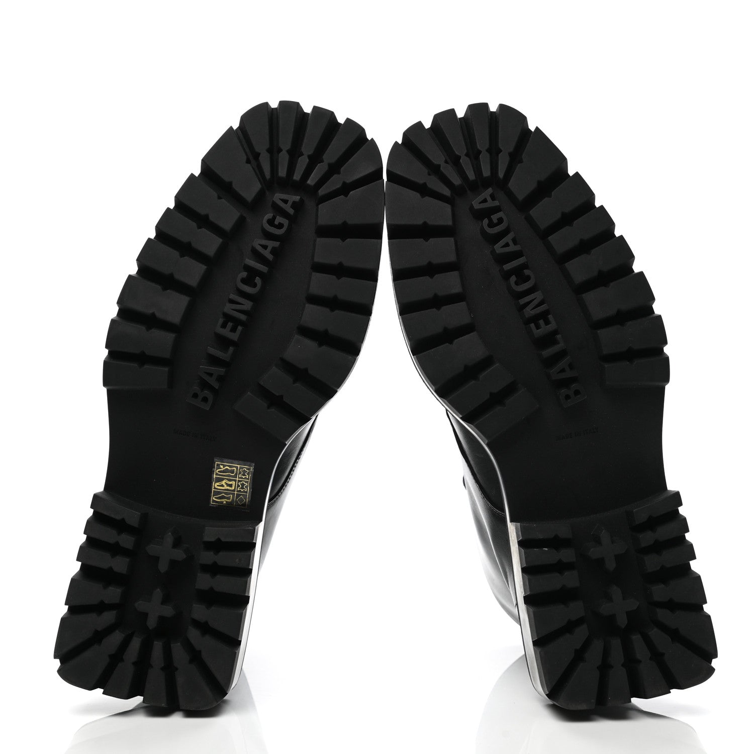 Balenciaga Calfskin Outdoor Rim Combat Boots 39 Black 5 of 13