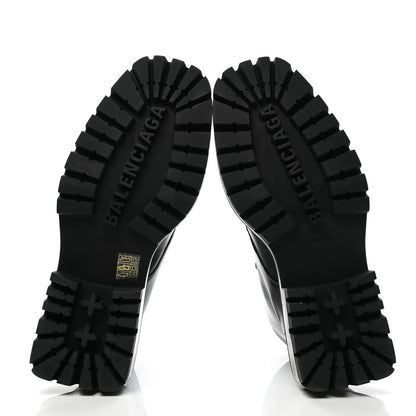 Balenciaga Calfskin Outdoor Rim Combat Boots 39 Black 5 of 13