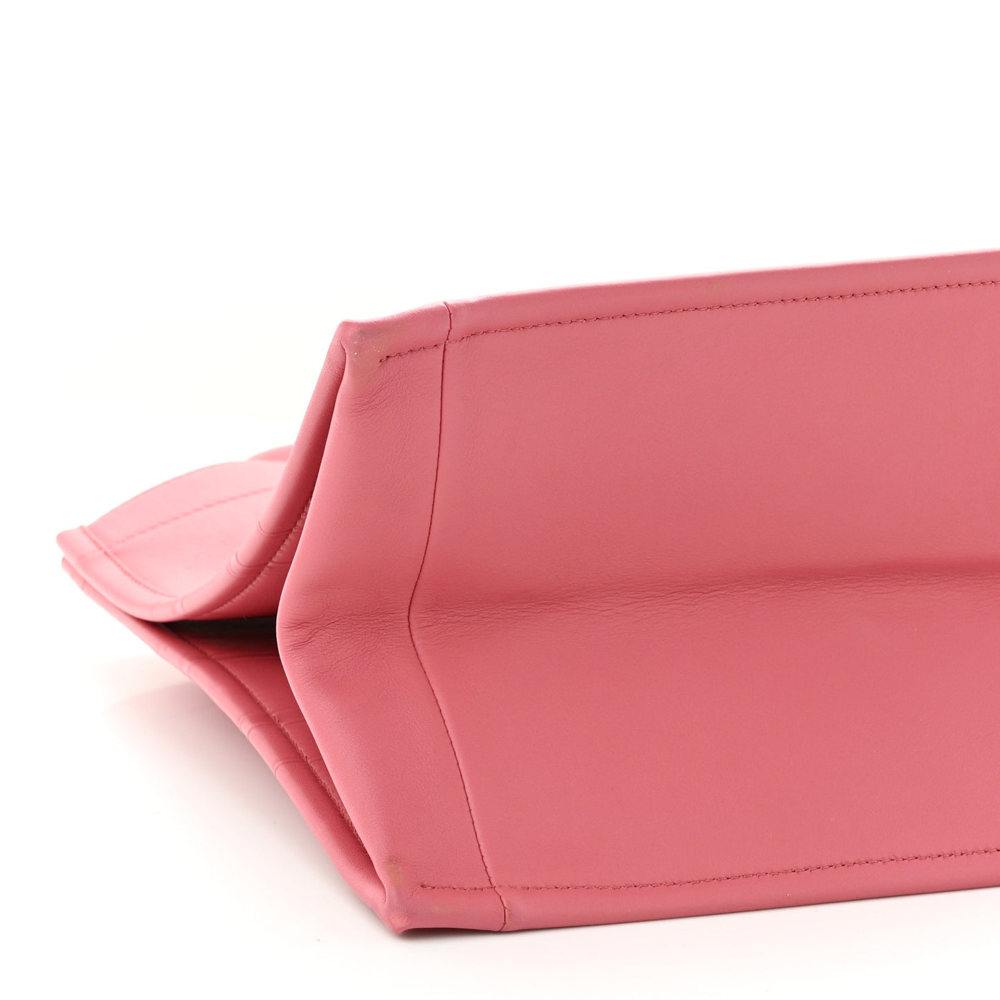 Calfskin Embossed Medium Book Tote Pink