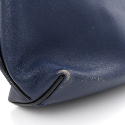 Loewe Calfskin Small Flamenco Knot Hobo Navy 12 of 12