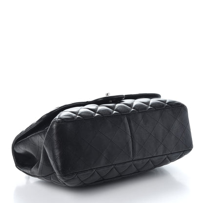Chanel Lambskin Quilted Jumbo Single Flap Black 3 of 8