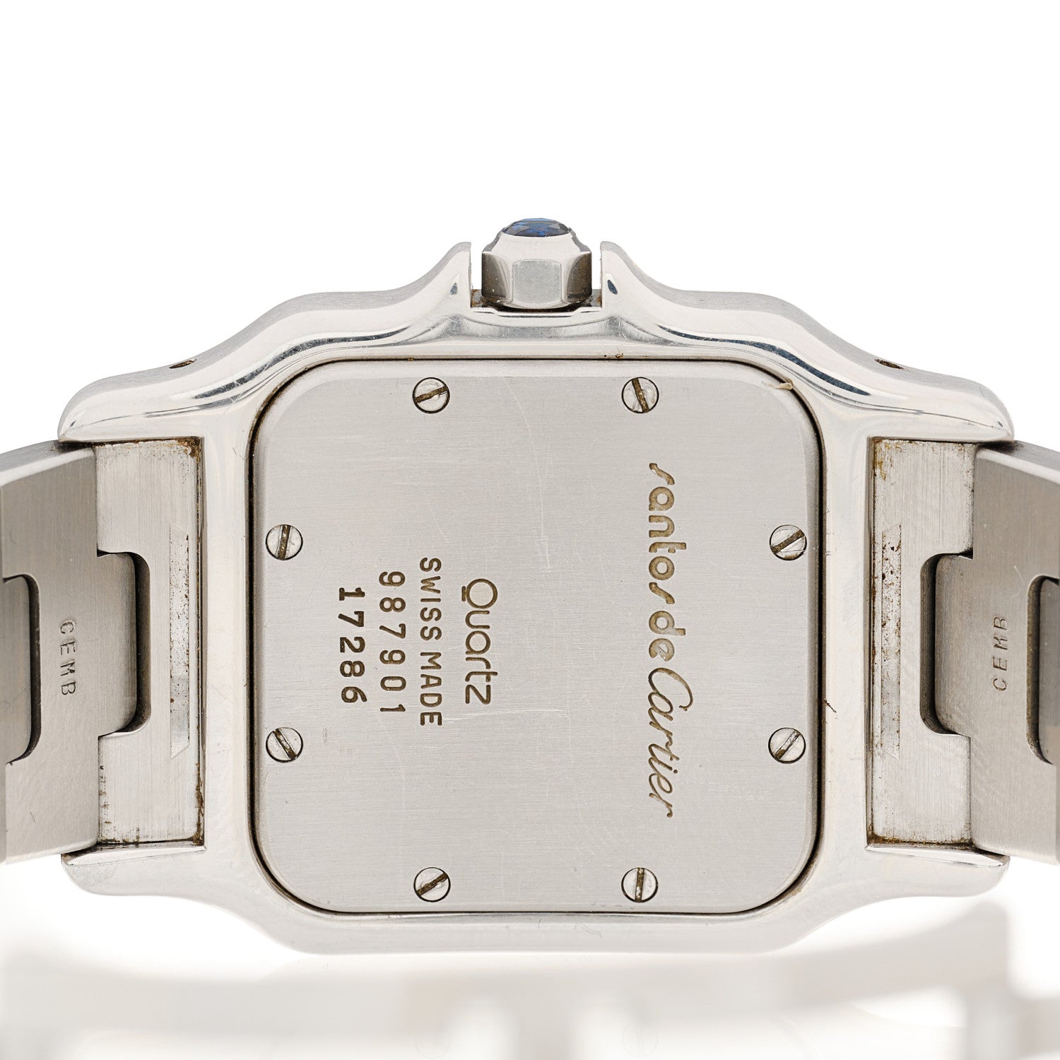 Cartier Stainless Steel 29mm Santos De Cartier Galbee Quartz Watch 4 of 5