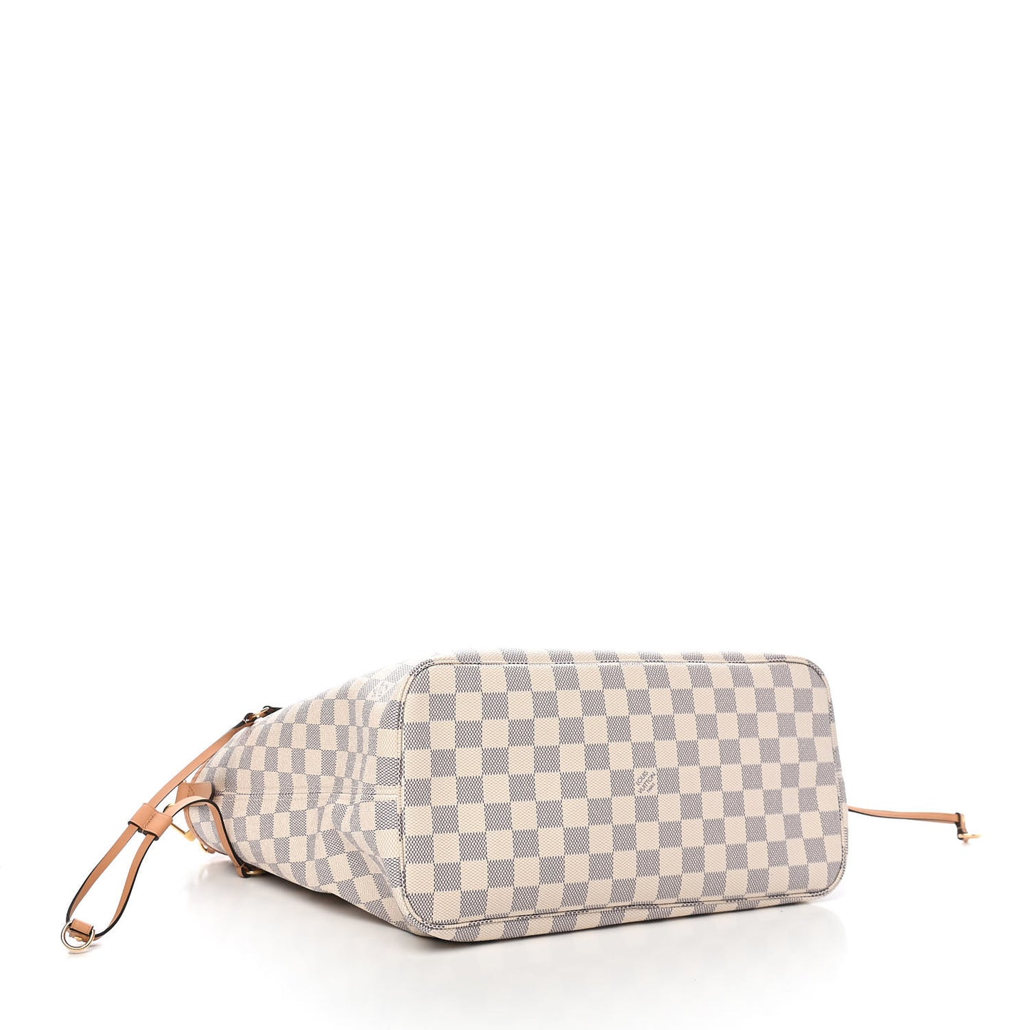 Damier Azur Braided Neverfull MM Pink