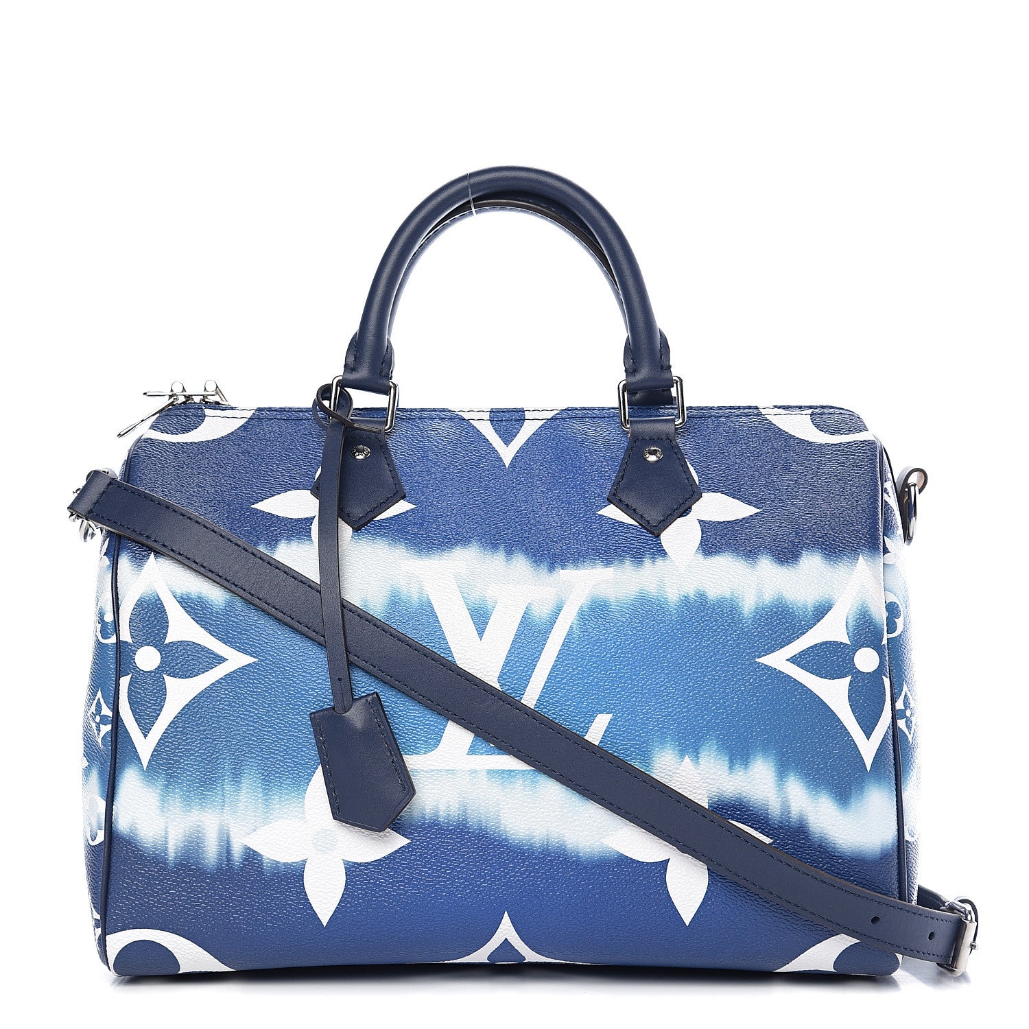 Louis Vuitton Monogram Escale Speedy Bandouliere 30 Blue 1 of 10