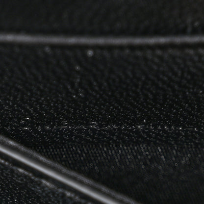 Mulberry Small Classic Grain Medium Continental French Wallet Black 7 of 10