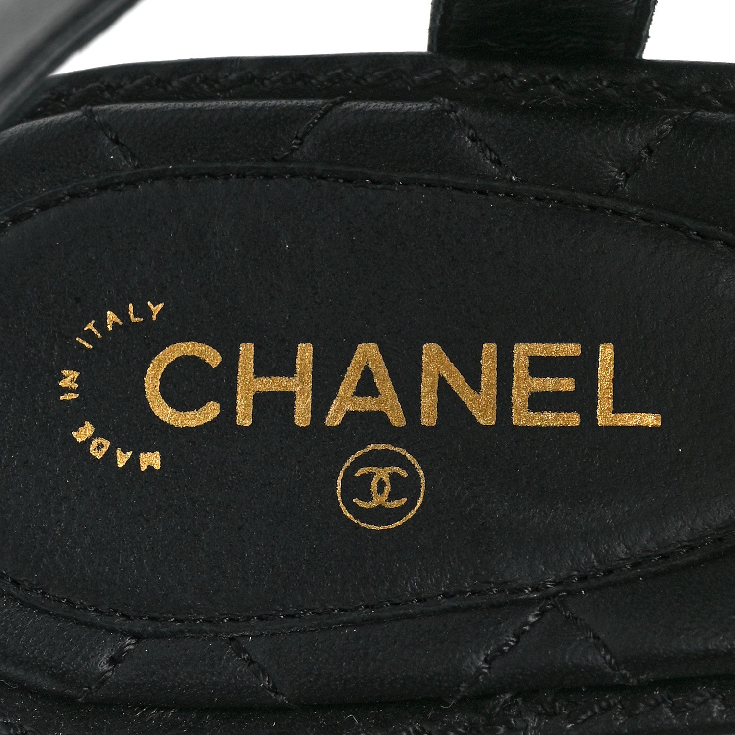 Chanel Goatskin Fantasy CC Crystal Thong Sandals 39 Black 7 of 9