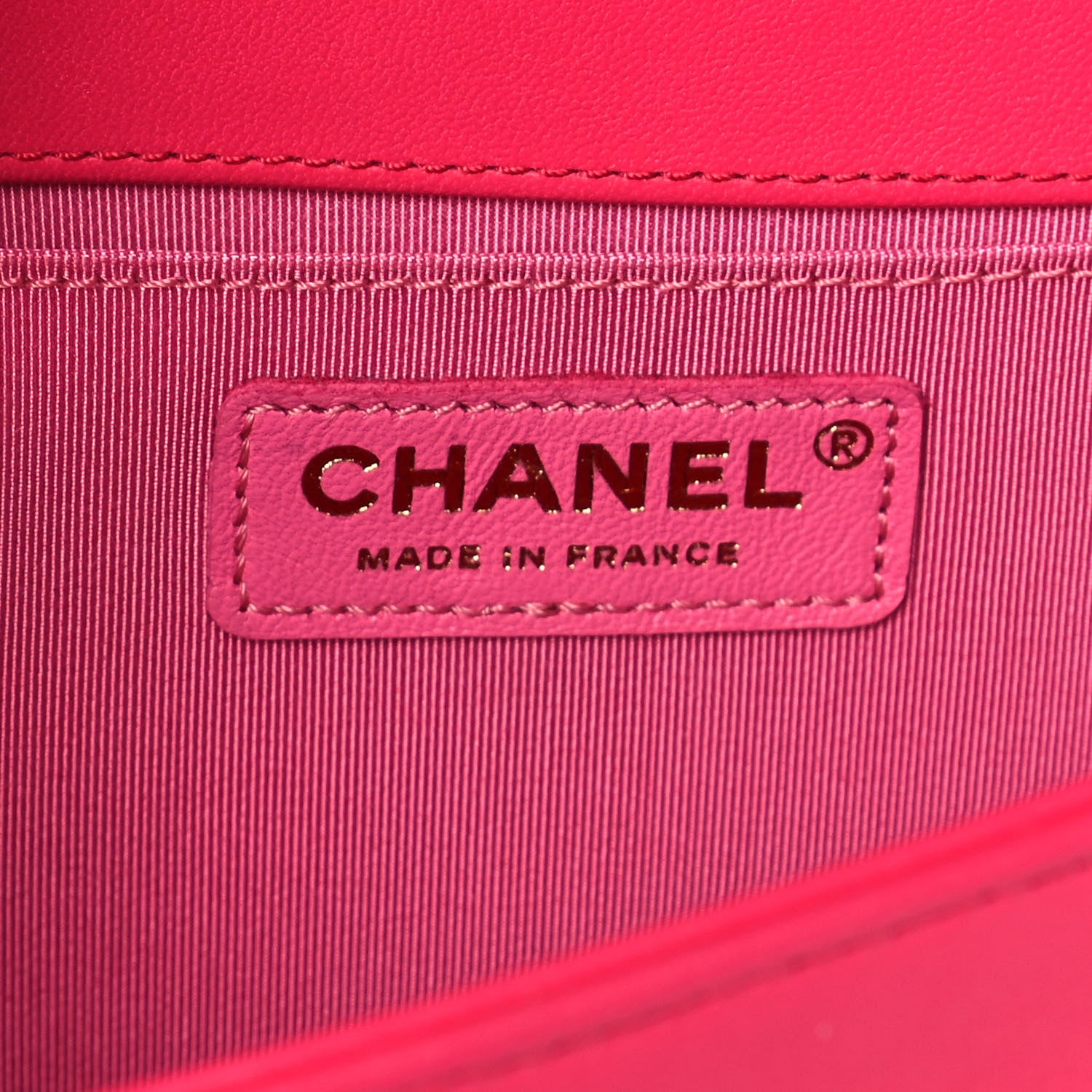 Chanel Lambskin Quilted Medium Boy Flap Fuchsia 6 of 13