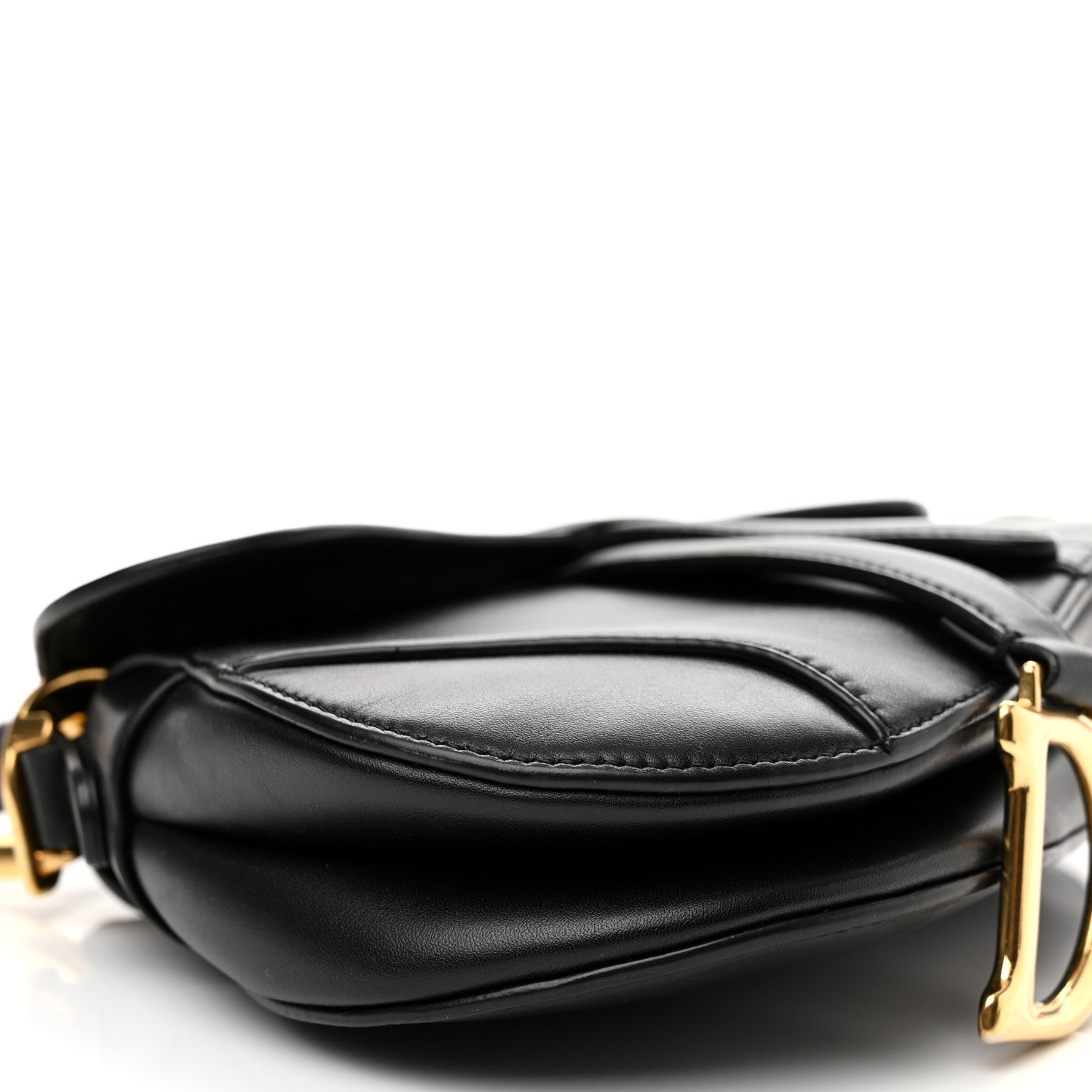 Christian Dior Calfskin Mini Saddle Bag Black 7 of 8