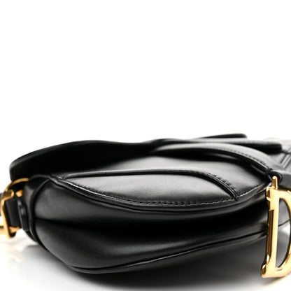 Christian Dior Calfskin Mini Saddle Bag Black 7 of 8