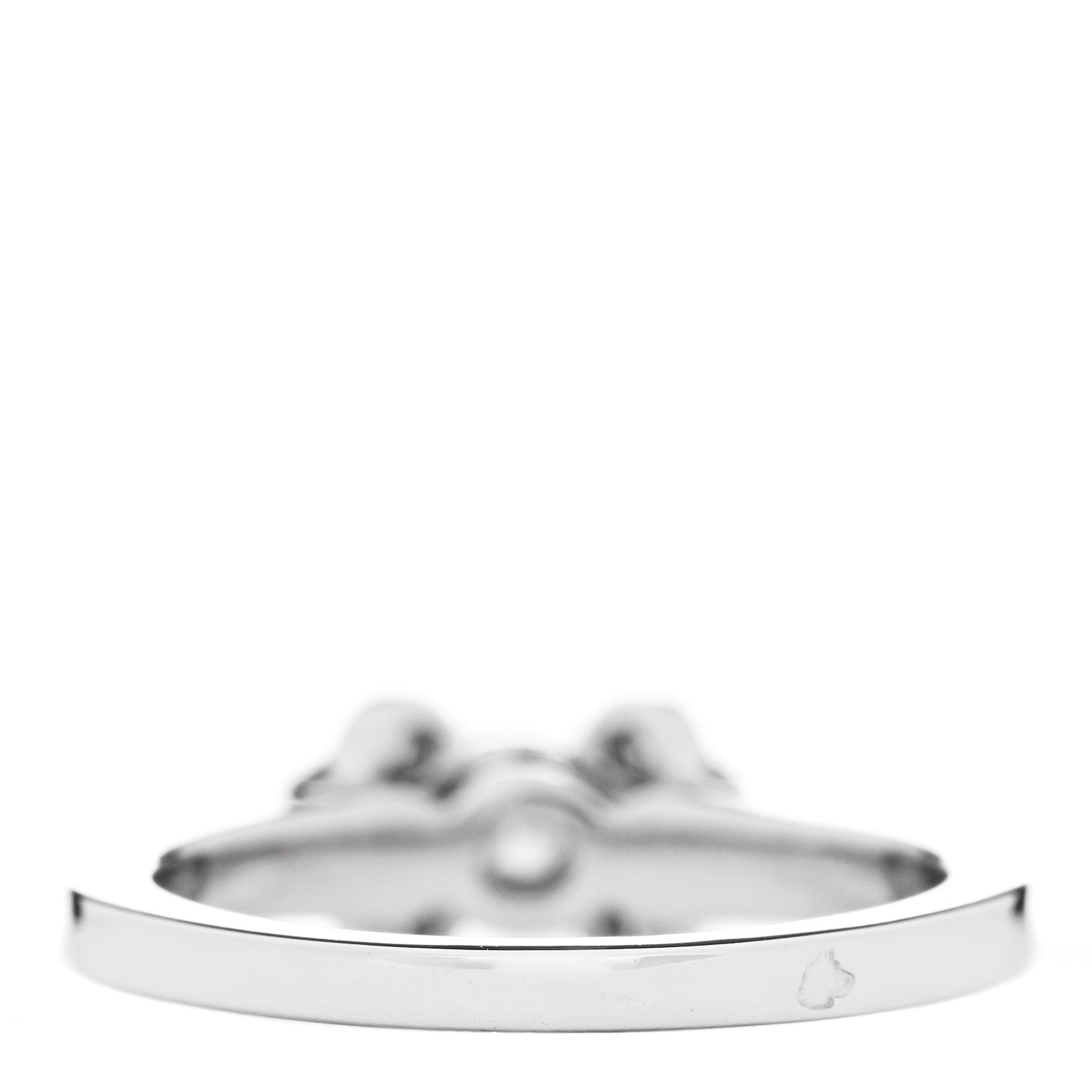 Cartier Platinum Diamond .26ct Ballerine Solitaire Engagement Ring 45 3.25 4 of 7