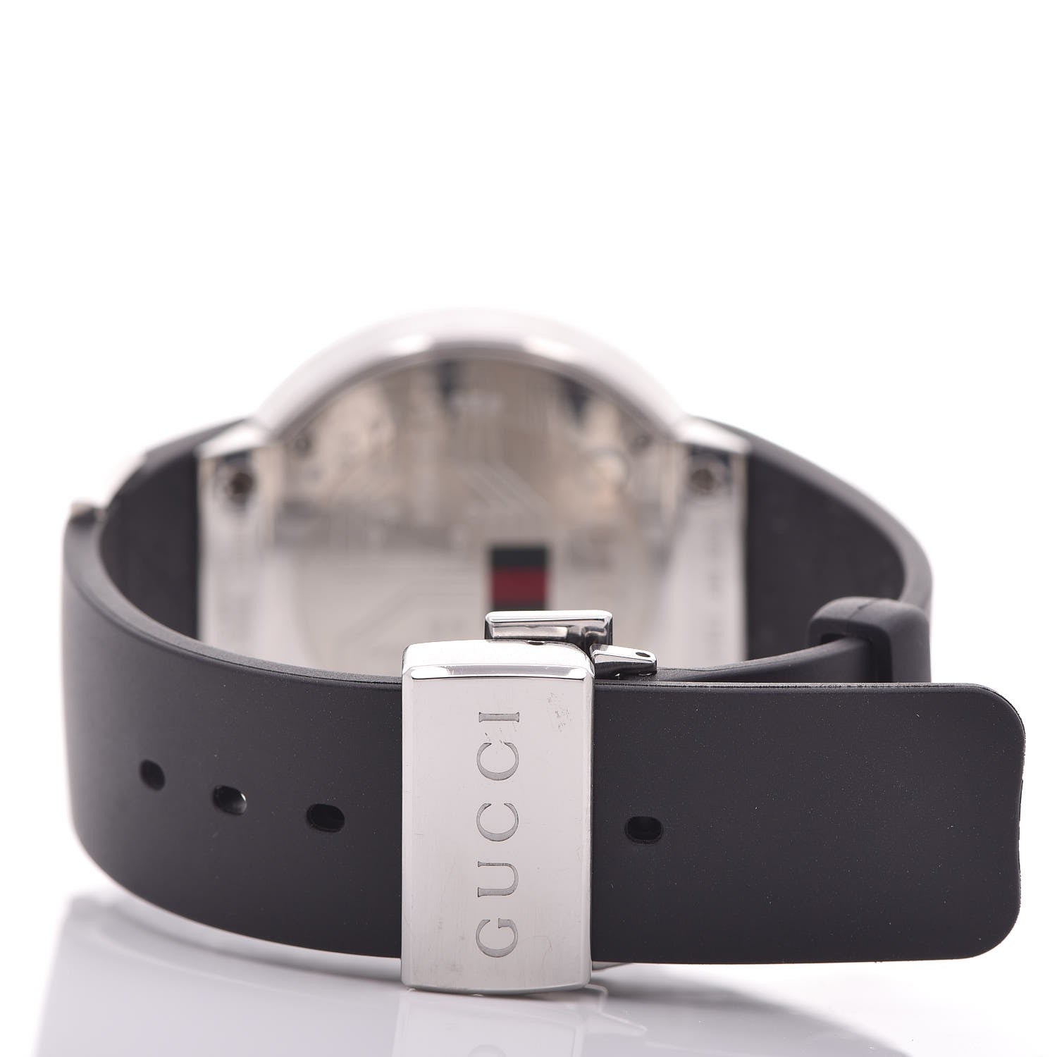 Gucci Stainless Steel Rubber 40mm Digital I-Watch Black 5 of 7