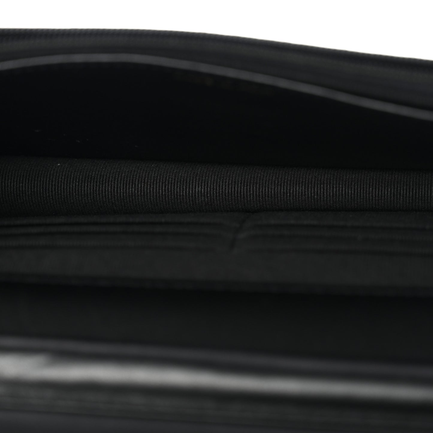 Caviar Quilted Boy Wallet On Chain WOC Black