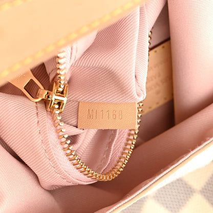Louis Vuitton Damier Azur Graceful MM Rose Ballerine 7 of 13