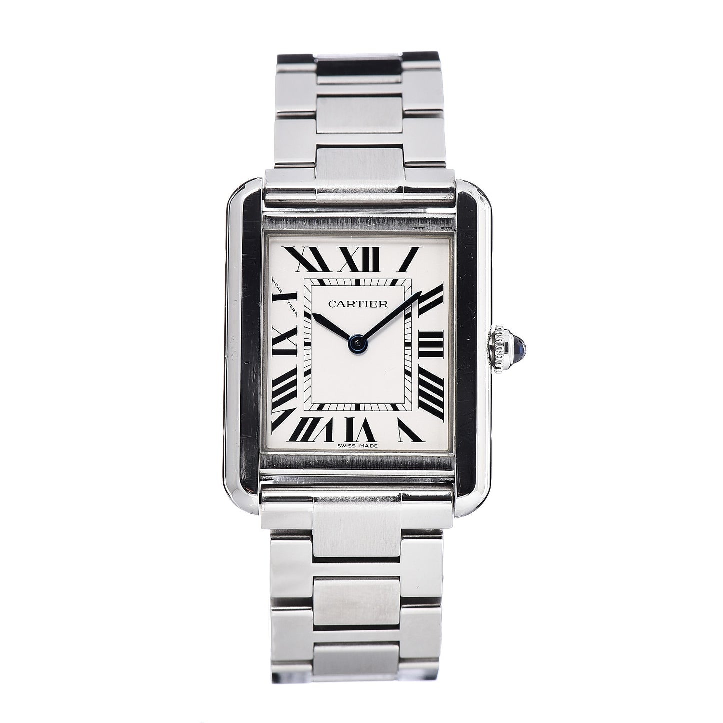 Stainless Steel 24mm Tank Solo Quartz Watch