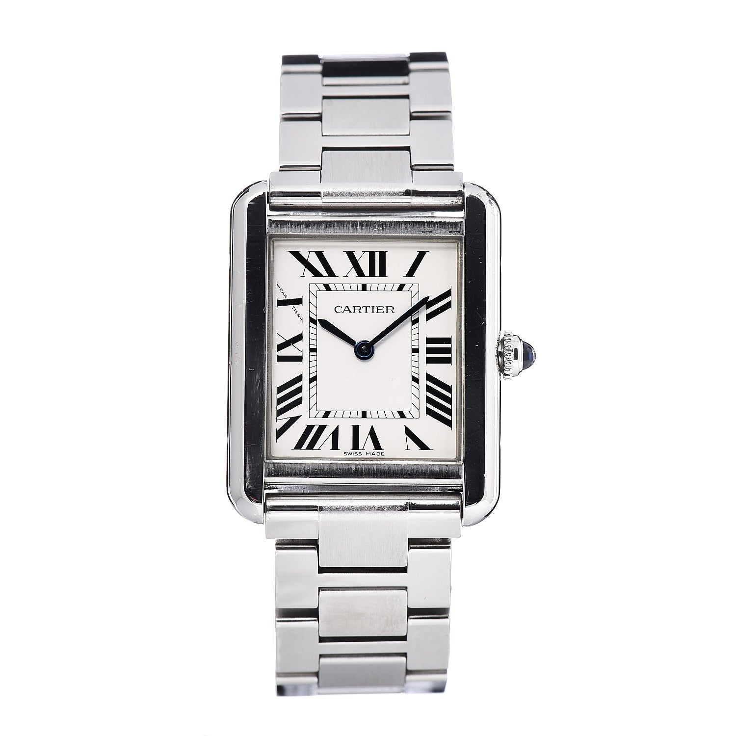 Cartier Stainless Steel 24mm Tank Solo Quartz Watch 1 of 7