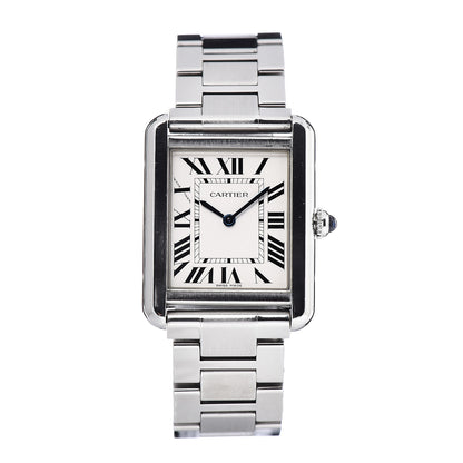 Cartier Stainless Steel 24mm Tank Solo Quartz Watch 1 of 7