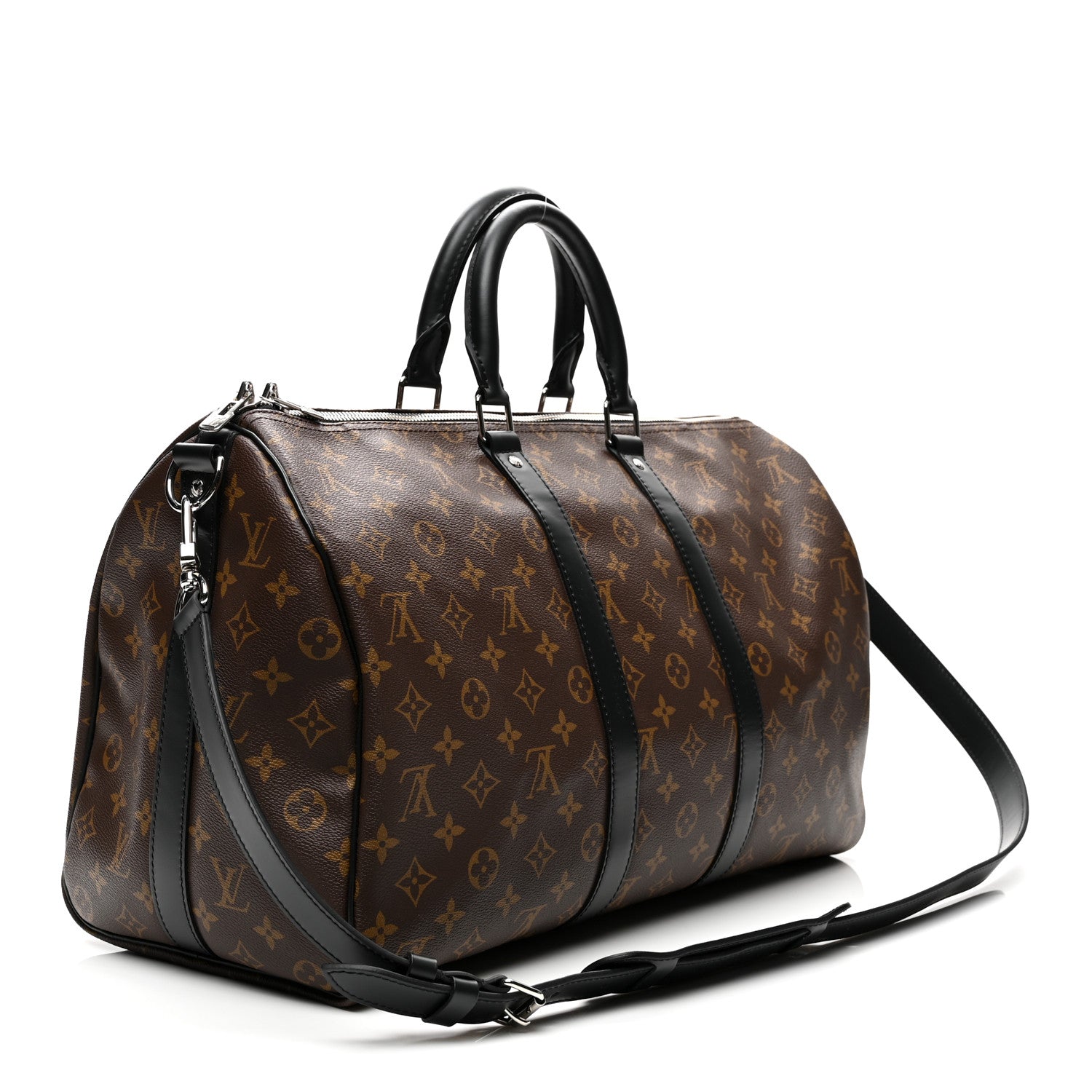 Louis Vuitton Monogram Macassar Keepall Bandouliere 45 2 of 8