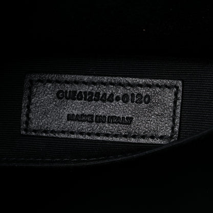 Saint Laurent Calfskin Matelasse Monogram Lou Camera Bag Pebble 7 of 9