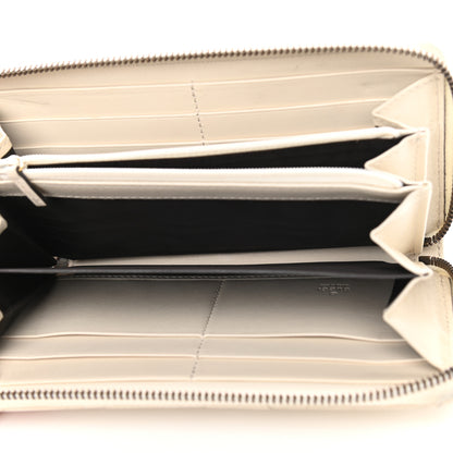 Gucci Calfskin Matelasse GG Marmont Zip Around Wallet White 5 of 12