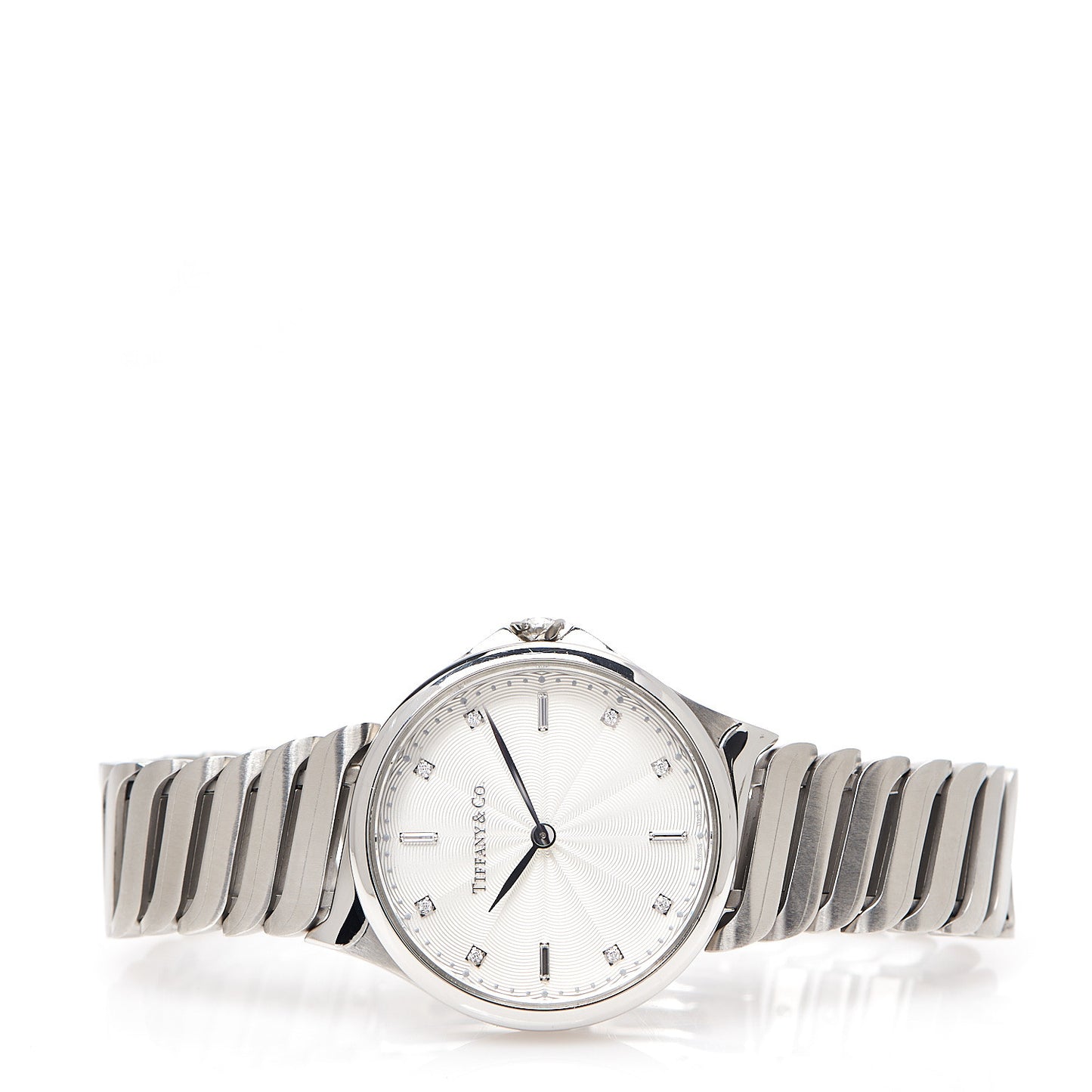 Stainless Steel Diamond 28mm Metro 2-Hand Quartz Watch