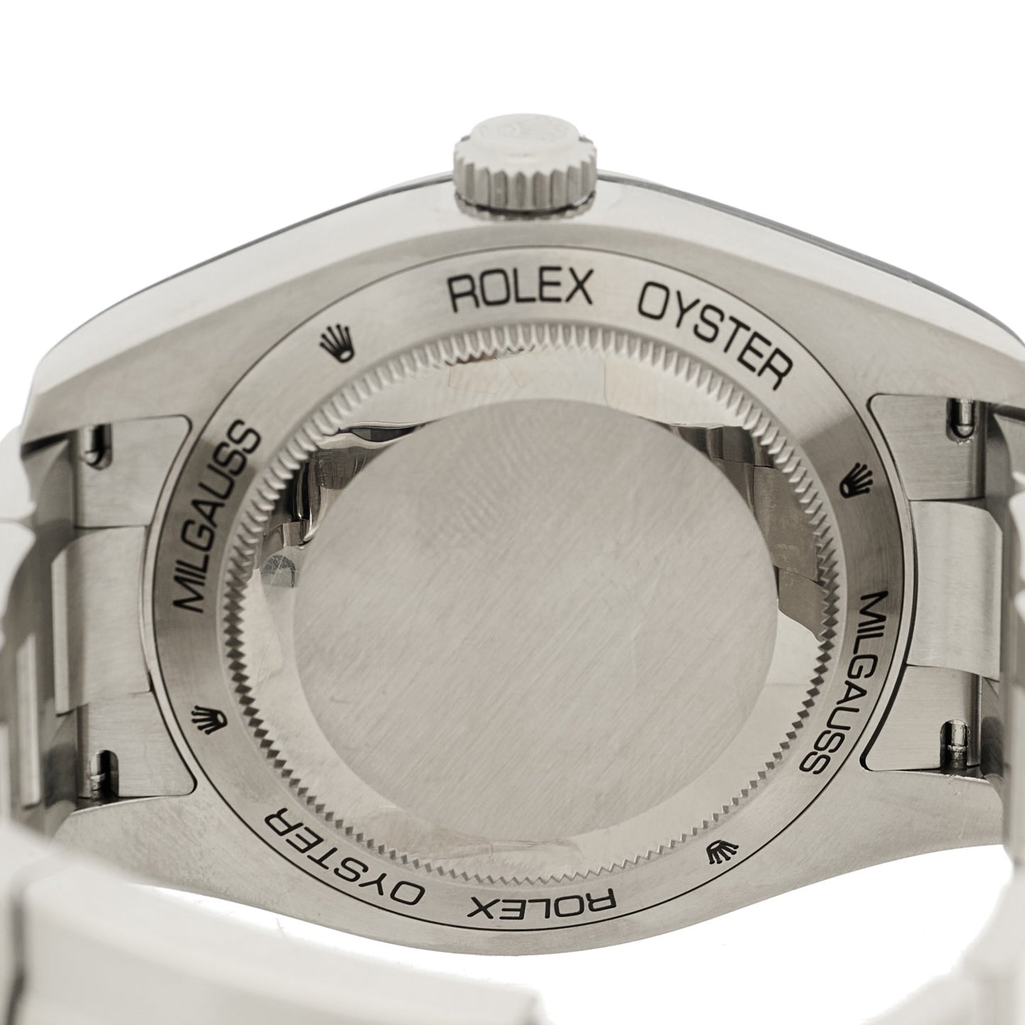 Stainless Steel 40mm Oyster Perpetual Milgauss Watch Black Dial 116400GV