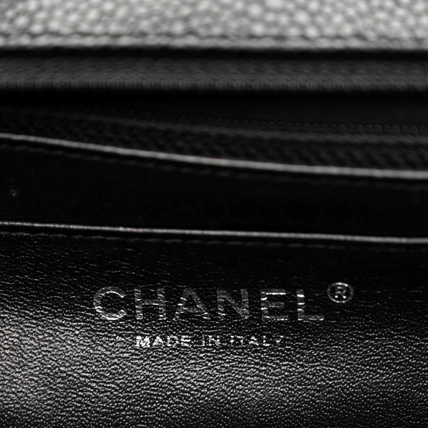Caviar Quilted Jumbo Single Flap Black