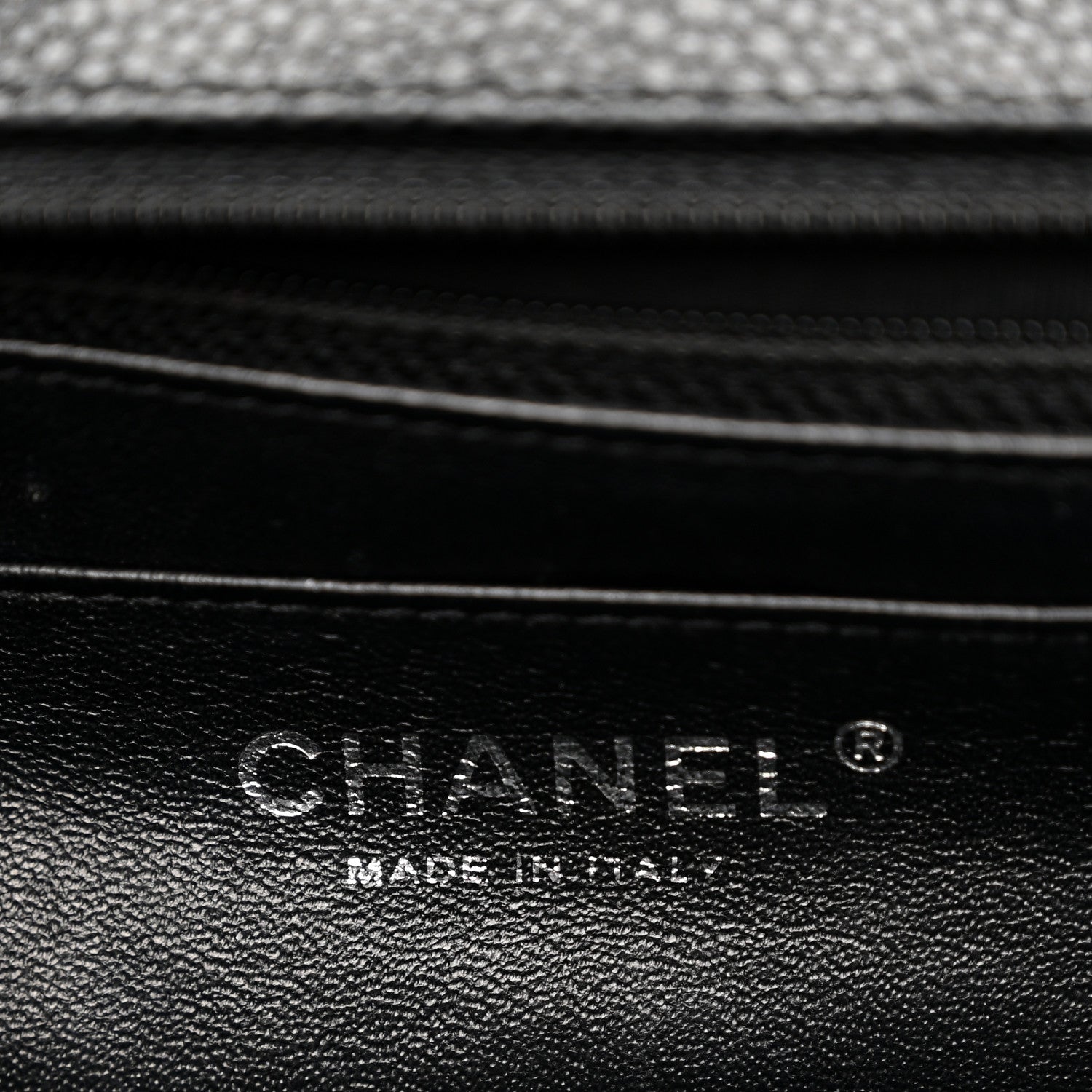 Chanel Caviar Quilted Jumbo Single Flap Black 6 of 10