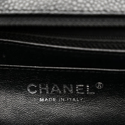 Chanel Caviar Quilted Jumbo Single Flap Black 6 of 10