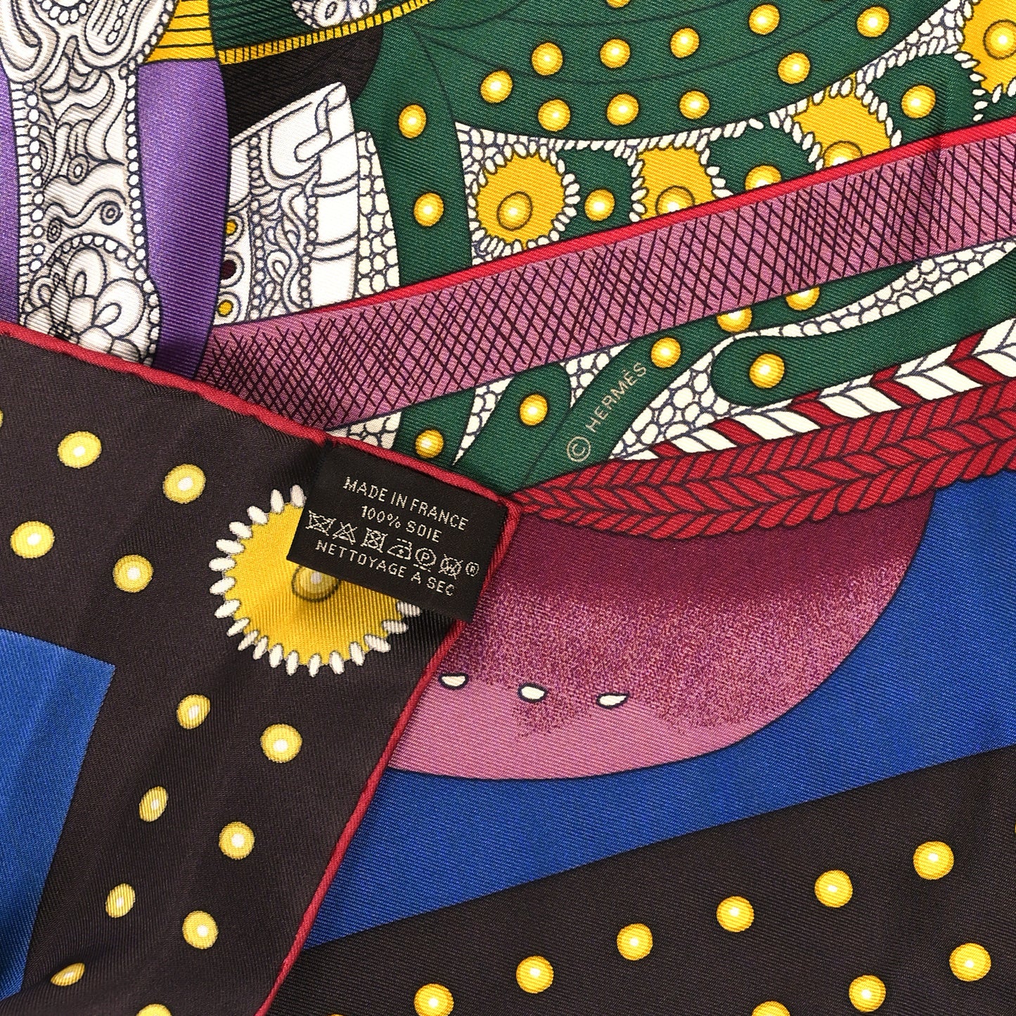 Silk Selle De Dignitaire Scarf 90