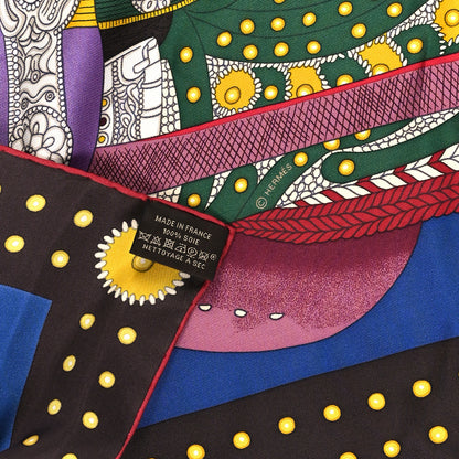 Hermes Silk Selle De Dignitaire Scarf 90 3 of 4