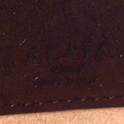 Alaia Suede Goatskin Teckel Clutch Rouge Grenat 7 of 11