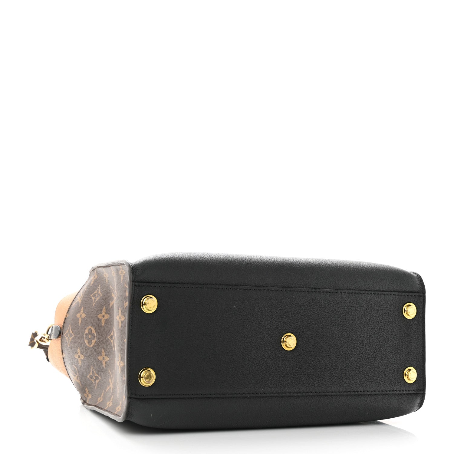 Louis Vuitton Calfskin Monogram On My Side Black 4 of 9