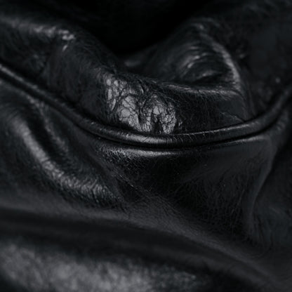 Gucci Fluffy Calfskin Mesh Nylon Medium Morpheus Double Buckle Backpack Black 8 of 14