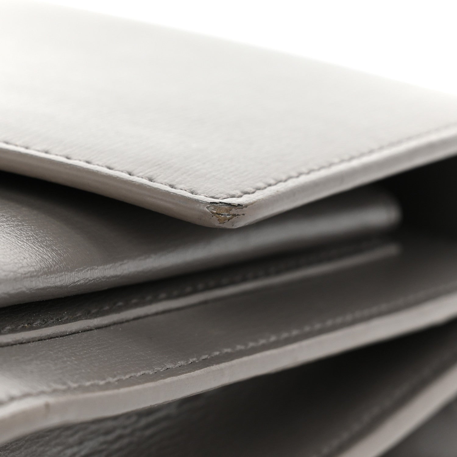 Saint Laurent Calfskin Medium Monogram Sunset Fog 18 of 23