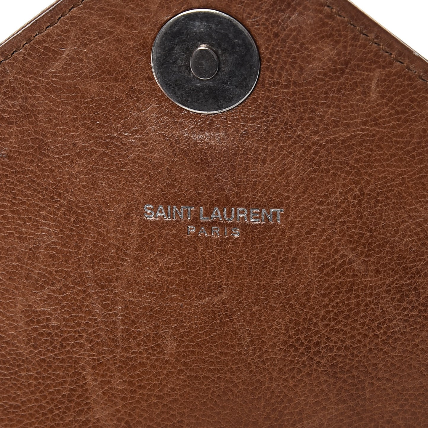 Calfskin Matelasse Chevron Monogram Large College Bag Cognac