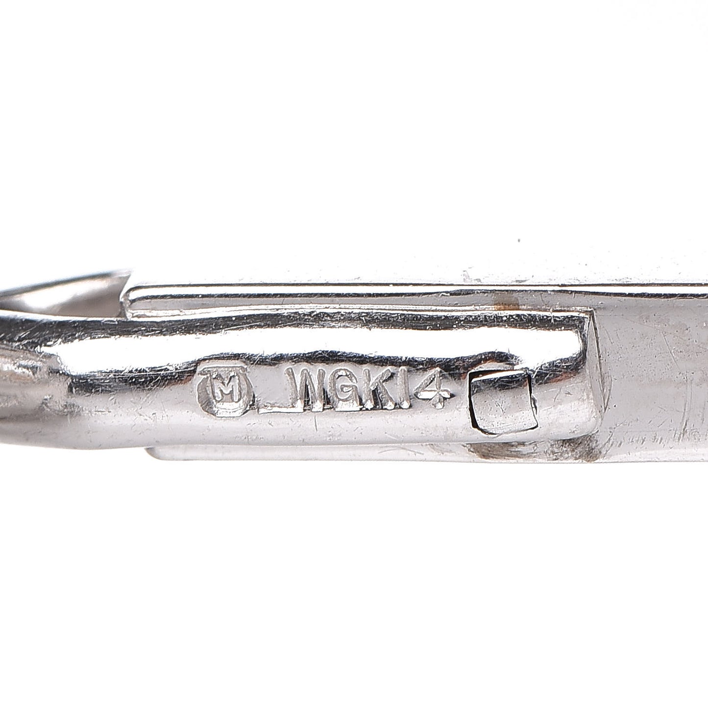 14K White Gold Akoya Pearl 7.5mm Cufflinks