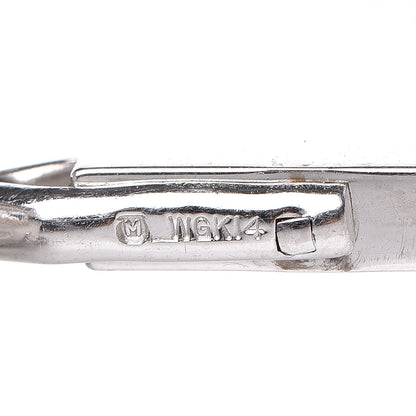 Mikimoto 14K White Gold Akoya Pearl 7.5mm Cufflinks 4 of 4