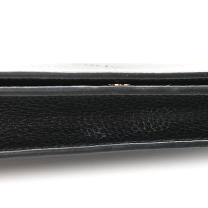 Gucci Dollar Calfskin Medium Betty Chain Wallet Black 11 of 12