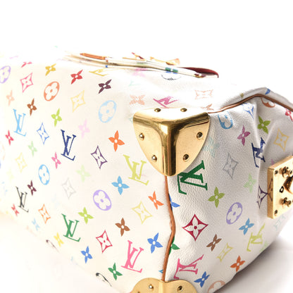 Louis Vuitton Monogram Multicolor Speedy 30 White 6 of 11