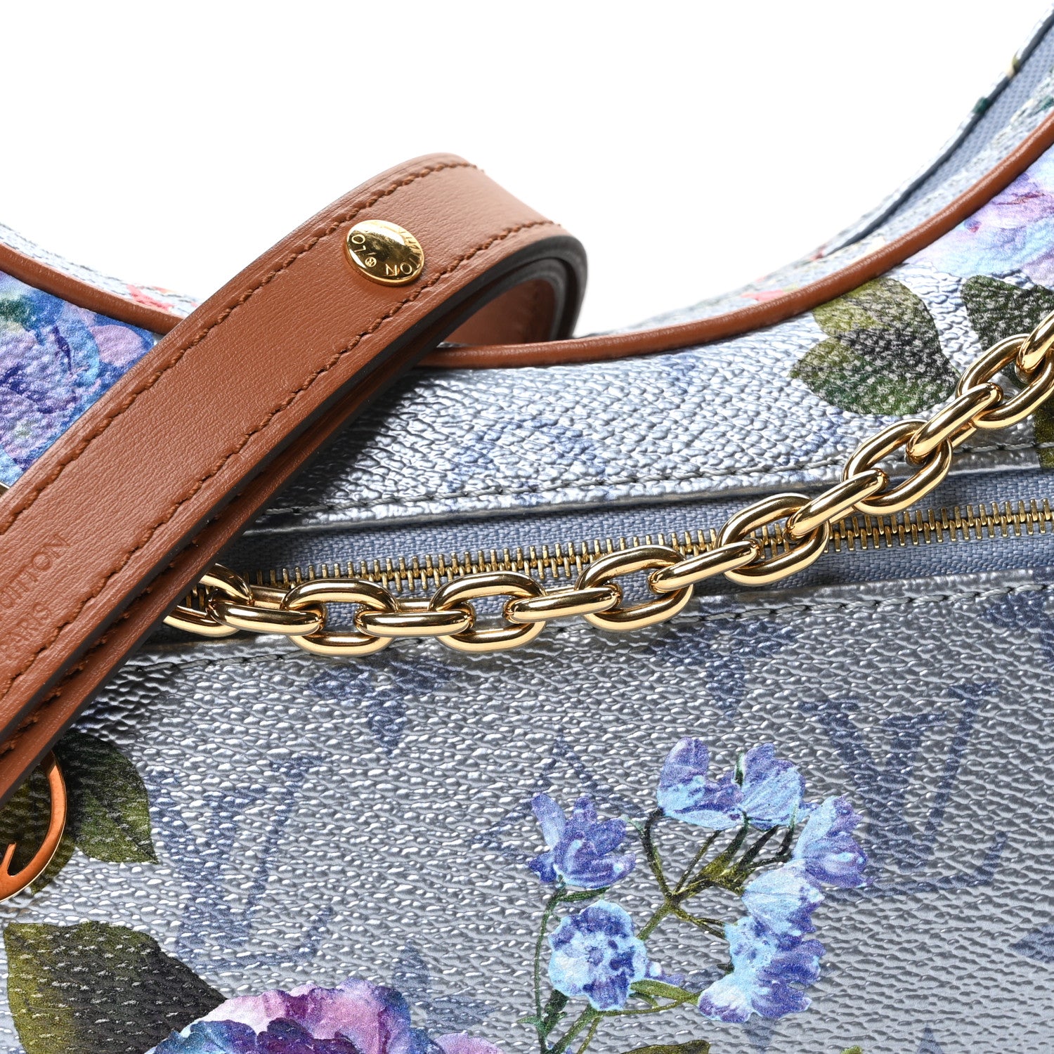 Louis Vuitton Metallic Monogram LV Garden Loop PM Blue 7 of 9