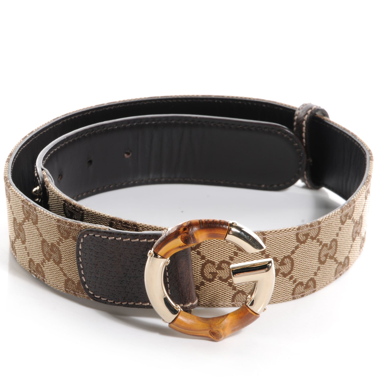 Monogram Bamboo G Belt 85 34
