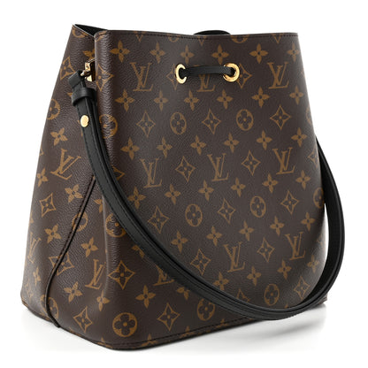 Louis Vuitton Monogram Neonoe MM Black 2 of 9