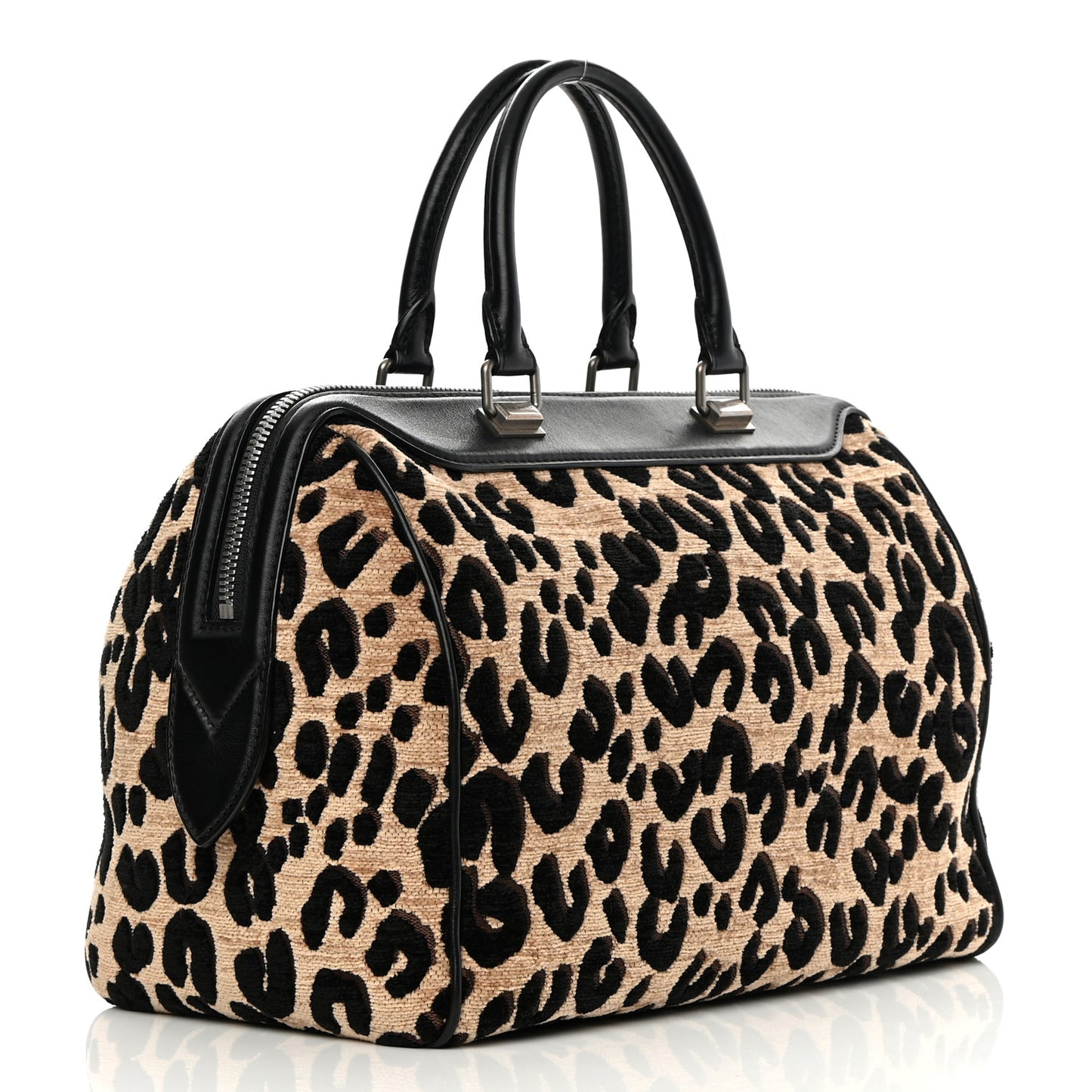 Jacquard Velvet Leopard Print Stephen Sprouse Speedy