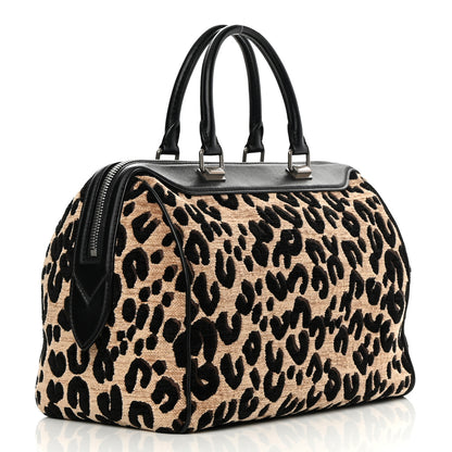 Louis Vuitton Jacquard Velvet Leopard Print Stephen Sprouse Speedy 3 of 16