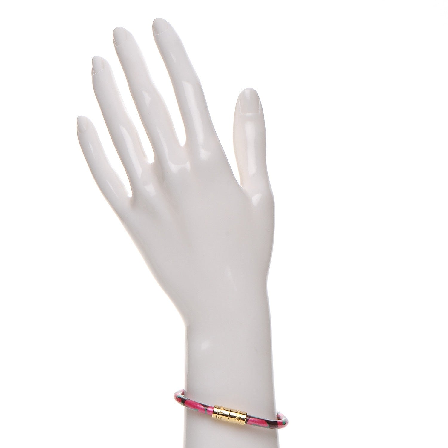 Louis Vuitton Leopard Keep It Bracelet 17 Rouge Fauviste 2 of 4